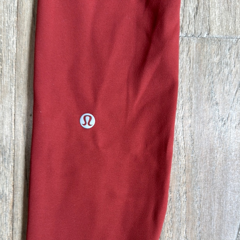 Lululemon Wunder Train High-Rise Crop 23" Terra Orange Size 2 - Picture 8 of 9